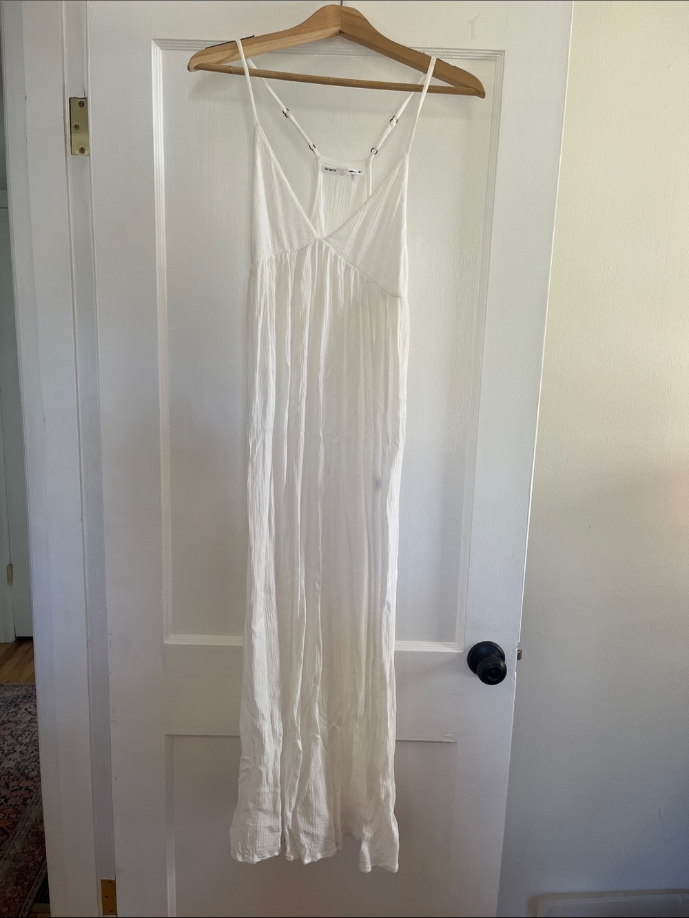 O'Neill White Maxi Coverup Dress Beach Pool Vacation Resort Summer XS